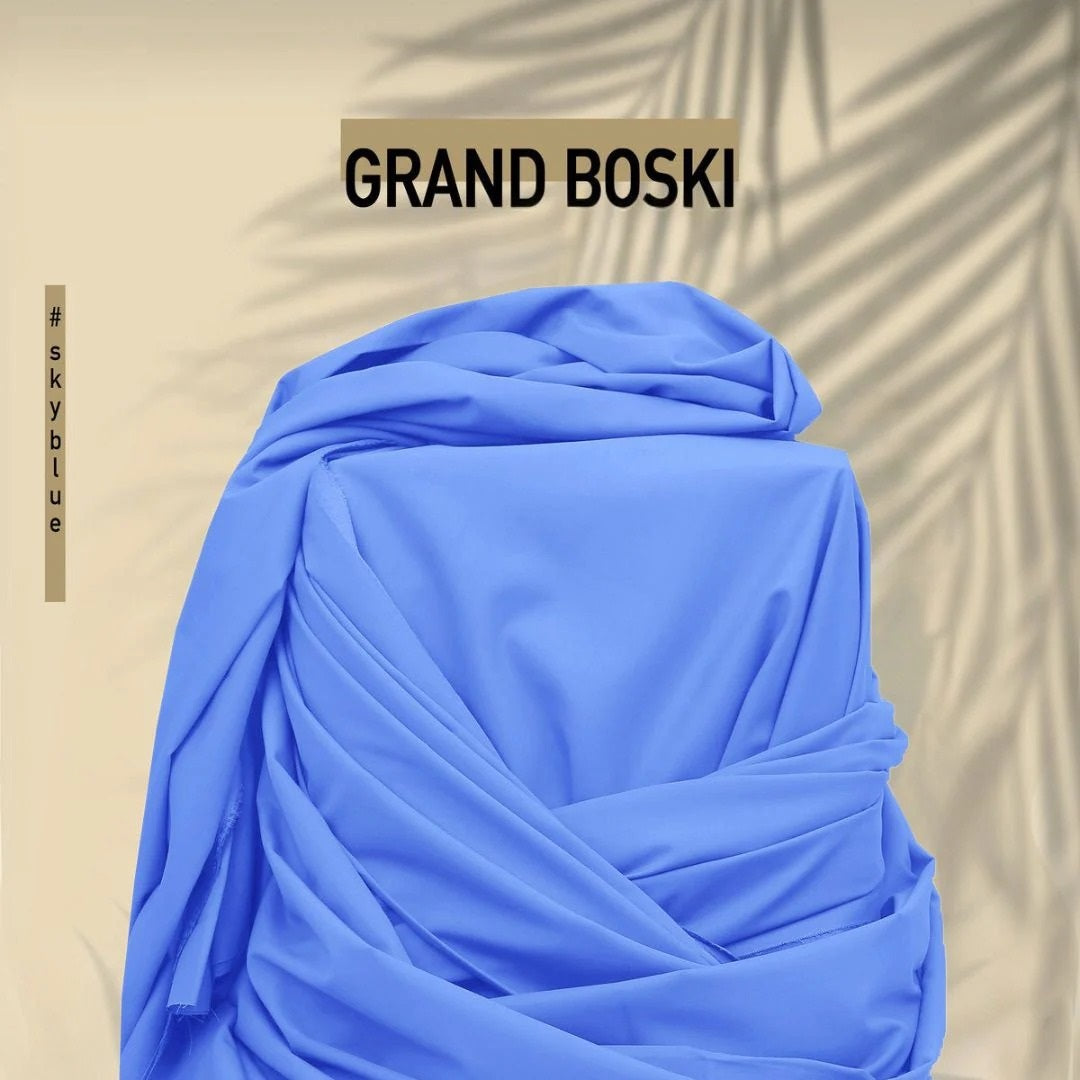 Premium Boski By Bhaijan Fabrics-Summer Stuff-Wrinkle Free Fabric